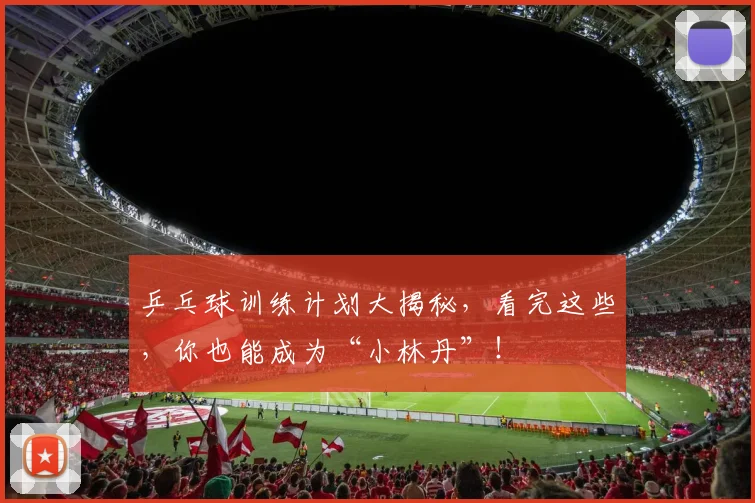 乒乓球训练计划大揭秘，看完这些，你也能成为“小林丹”！